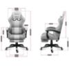 Obrazek Fotel gamingowy HZ-Force 4.7 White Mesh