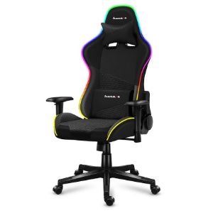 Obrazek Fotel gamingowy Hz-Force 6.2 Black RGB 