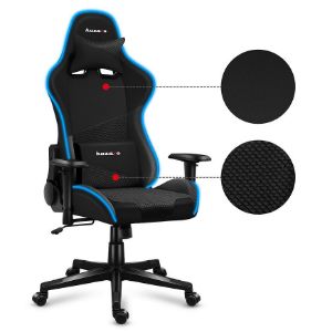 Obrazek Fotel gamingowy Hz-Force 6.2 Black RGB 