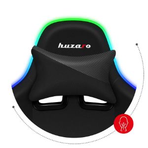 Obrazek Fotel gamingowy Hz-Force 6.2 Black RGB 
