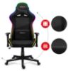 Obrazek Fotel gamingowy HZ-Force 6.2 Mesh RGB 