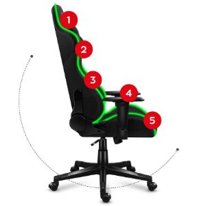 Obrazek Fotel gamingowy HZ-Force 6.2 Mesh RGB 