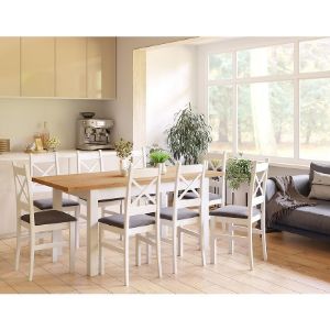 Obrazek Zestaw stół i krzesła Mini biały/craft