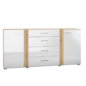 Obrazek Komoda Adagio 06 dąb castello/biały połysk