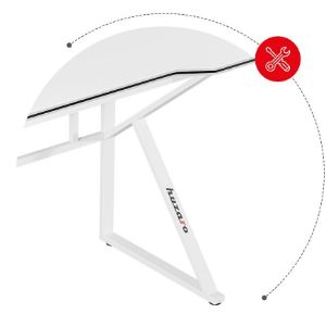 Obrazek Biurko gamingowe HZ-Hero 1.6 white