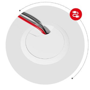 Obrazek Biurko gamingowe HZ-Hero 1.6 white