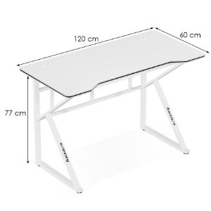 Obrazek Biurko gamingowe HZ-Hero 1.6 white