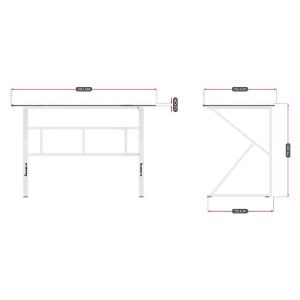 Obrazek Biurko gamingowe HZ-Hero 1.6 white