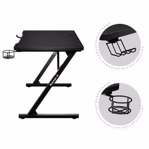 Obrazek Biurko gamingowe HZ-Hero 1.8 black