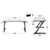 Obrazek Biurko gamingowe HZ-Hero 2.5 white