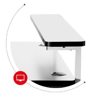 Obrazek Biurko gamingowe HZ-Hero 5.0 white