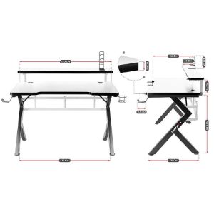 Obrazek Biurko gamingowe HZ-Hero 5.0 white