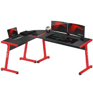 Obrazek Biurko gamingowe HZ-Hero 6.0 red
