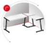 Obrazek Biurko gamingowe HZ-Hero 6.0 white
