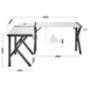Obrazek Biurko gamingowe HZ-Hero 6.3 white