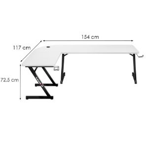 Obrazek Biurko gamingowe HZ-Hero 7.0 white
