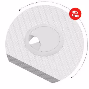 Obrazek Biurko gamingowe HZ-Hero 8.2 white