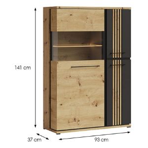 Obrazek Witryna Molto ML2A black