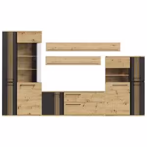 Obrazek Meblościanka Molto zestaw A black