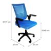 Obrazek Krzesło obrotowe Bono 4790 niebieskie