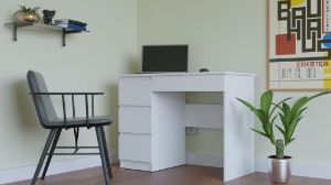 Obrazek Biurko M lewe białe