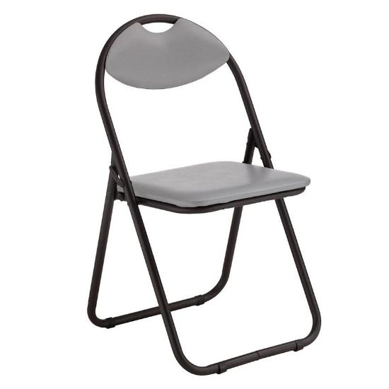 Obrazek Krzesło składane Atom Black szary