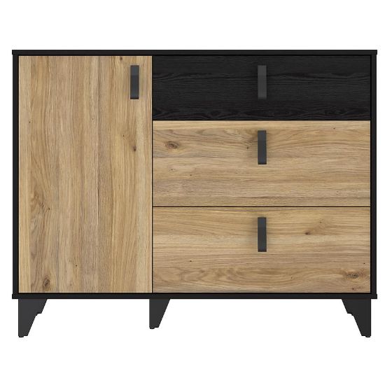 Obrazek Komoda Liona LYAK221-M688 dąb Mauvella/dąb Cabezone