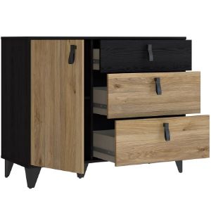 Obrazek Komoda Liona LYAK221-M688 dąb Mauvella/dąb Cabezone