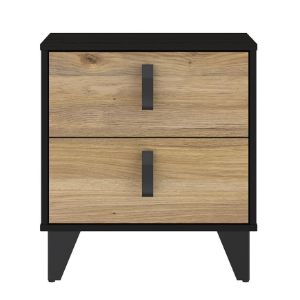 Obrazek Szafka nocna Liona LYAK011-M686 dąb Mauvella/dąb Cabezone