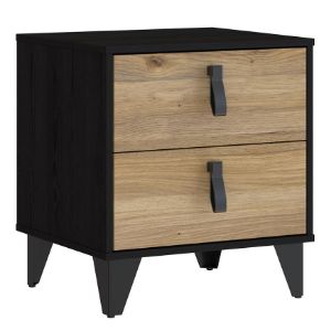 Obrazek Szafka nocna Liona LYAK011-M686 dąb Mauvella/dąb Cabezone