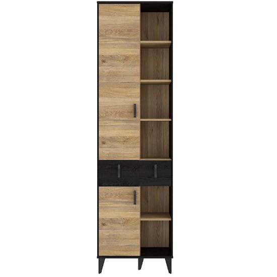 Obrazek Regał Liona LYAR721-M687 dąb Mauvella/dąb Cabezone