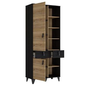 Obrazek Regał Liona LYAR721-M687 dąb Mauvella/dąb Cabezone