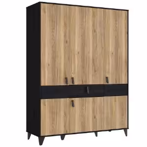 Obrazek Szafa ubraniowa 150 Liona LYAS831-M688 dąb Mauvella/dąb Cabezone