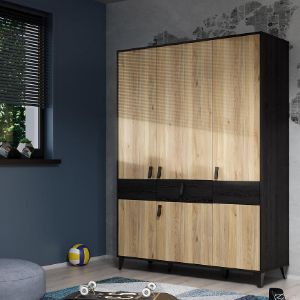 Obrazek Szafa ubraniowa 150 Liona LYAS831-M688 dąb Mauvella/dąb Cabezone