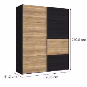 Obrazek Szafa ubraniowa 170 Liona LYAS82411-M688 dąb Mauvella/dąb Cabezone