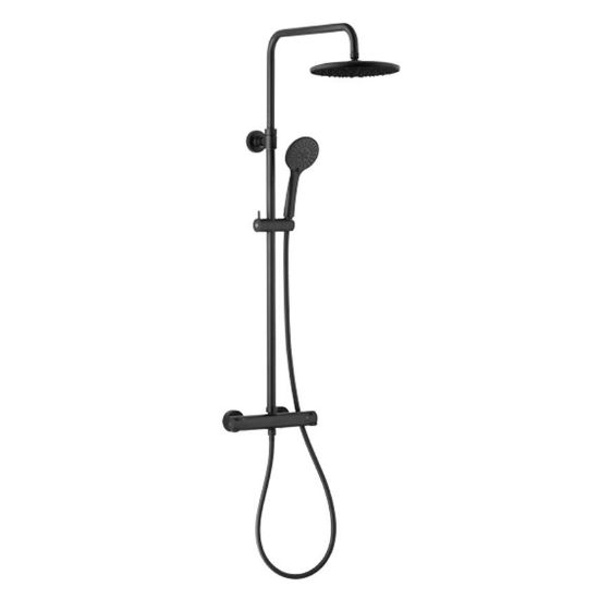 Obrazek Moza Black deszczownia z baterią termostatyczną