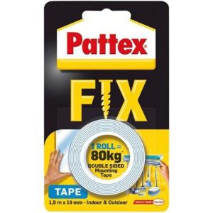 Obrazek  Pattex Fix Taśma dwustronna 1,5m x 19mm 