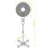 Obrazek Wentylator Floor 16" White VO0026 40W