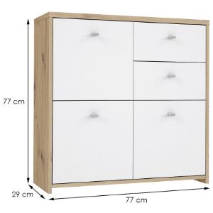 Obrazek  Komoda Best Chest Dąb Artisan/Biały 2