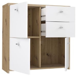 Obrazek  Komoda Best Chest Dąb Artisan/Biały 2