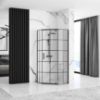 Obrazek Kabina prysznicowa Hex black 80x80x195