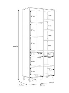 Obrazek Regał Lya LYAR721-M687