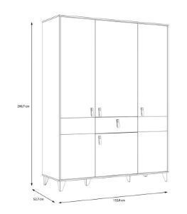 Obrazek Szafa Lya LYAS831-M688
