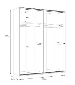 Obrazek Szafa Lya LYAS82411-M688