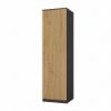Obrazek Szafa Salomea antracyt/dąb artisan