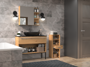 Obrazek Słupek łazienkowy Luiza 5 dąb artisan