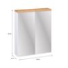 Obrazek Szafka z lustrem Bafi 60 cm