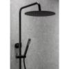 Obrazek Moza Black Premium deszczownia z baterią natryskową termostatyczną