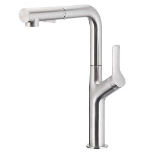 Obrazek Bateria zlewozmywakowa Duero Design Inox z wyciąganą wylewką