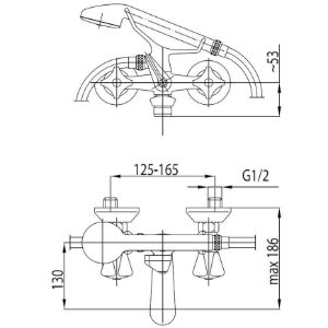 Obrazek Bateria wannowa Standard